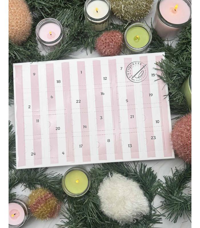 L'ÉTIQUETTE HOME COUTURE - Calendrier de l'Avent